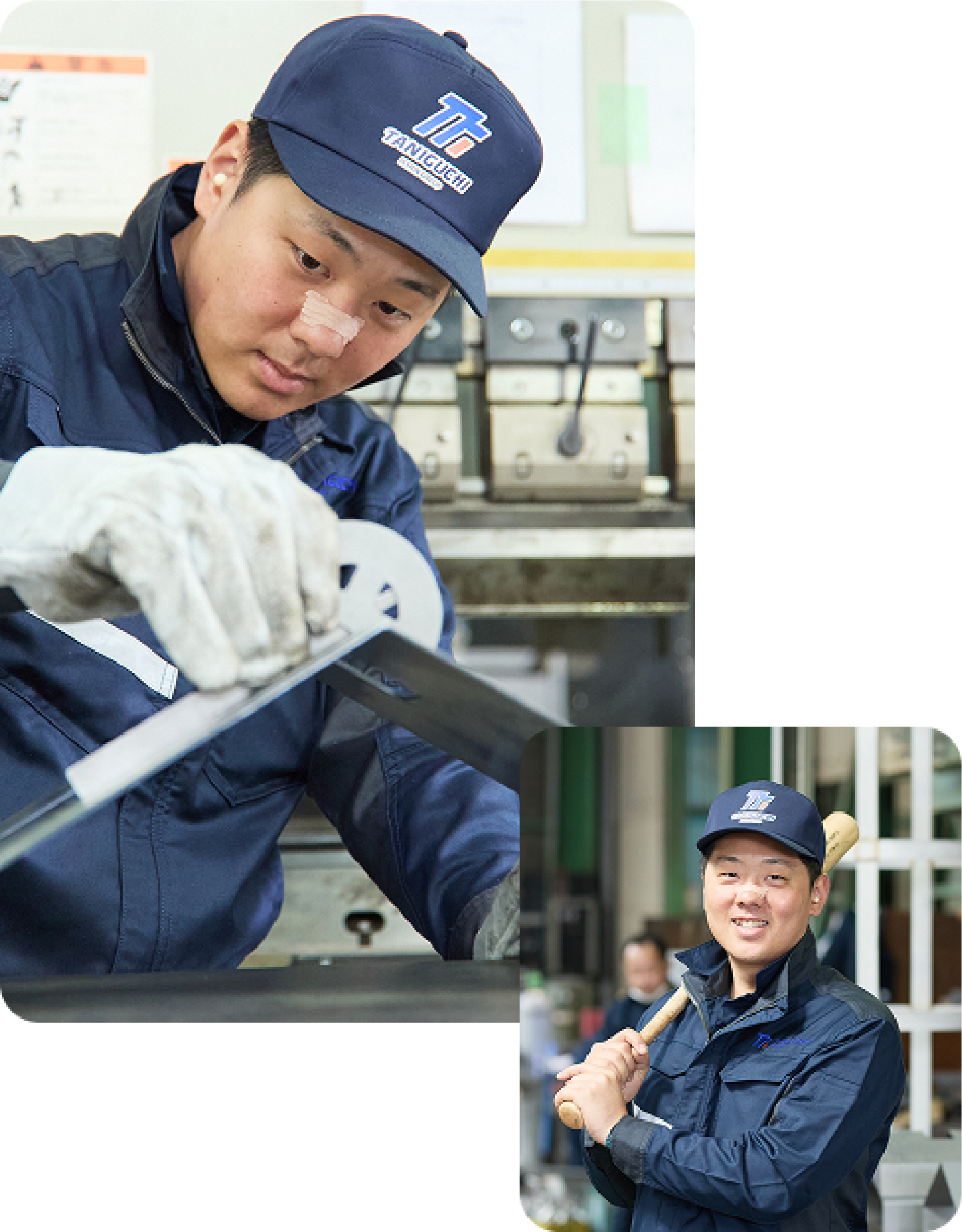 谷口工業 製造部門|製造部|製造課|係長 田中 大輝イメージ